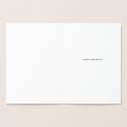 Moderne vrolijke en heldere kerst folie kaarten (Binnen)