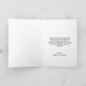 Moderne vrolijke Hanukkah-patroon Aangepaste gezin Kaart (Binnen)