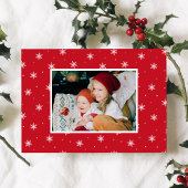 Moderne vrolijke kerst 4 foto collage feestdagenkaart