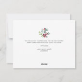 Moderne vrolijke kerst bewegende aankondiging (Achterkant)