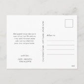 Moderne vrolijke kerst familie foto Briefkaarten (Achterkant)