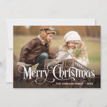 Moderne vrolijke kerst FOTO Groet