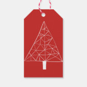 Moderne, vrolijke kerstcursus — Aangepast Cadeaulabel (Achterkant)