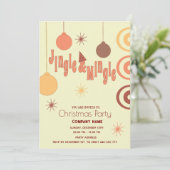 Moderne vrolijke leuke jingle en meng vakantiefees kaart (Staand voorkant)