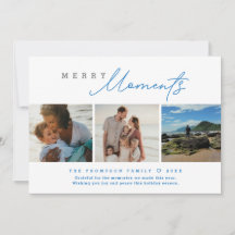 Moderne vrolijke momenten Multi-foto strandvakanti