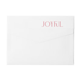 Moderne vrolijke rode typografie Kerstvakantie