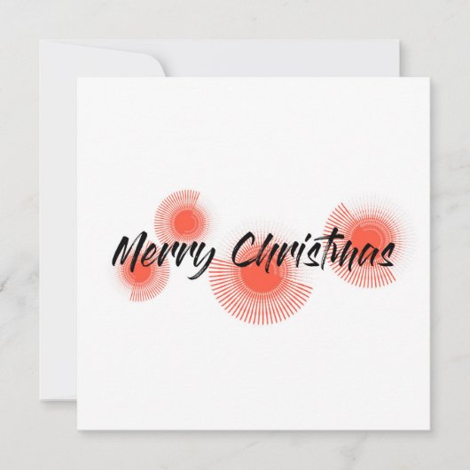 Moderne, vrolijke, speelse design "prettige kerst" (Voorkant)