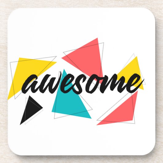 Moderne, vrolijke, trendy stadsontwerp van "Geweld Bier Onderzetter (Voorkant)