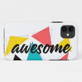 Moderne, vrolijke, trendy stadsontwerp van "Geweld Case-Mate iPhone Case (Achterkant (horizontaal))