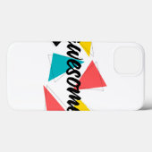 Moderne, vrolijke, trendy stadsontwerp van "Geweld Case-Mate iPhone Case (Achterkant (horizontaal))