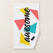 Moderne, vrolijke, trendy stadsontwerp van "Geweld Handdoek (Handdoek)