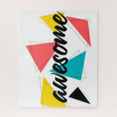 Moderne, vrolijke, trendy stadsontwerp van "Geweld Legpuzzel (Verticaal)