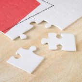 Moderne, vrolijke, trendy stadsontwerp van "Geweld Legpuzzel (Zijkant)