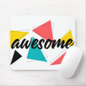 Moderne, vrolijke, trendy stadsontwerp van "Geweld Muismat (Met muis)