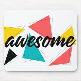 Moderne, vrolijke, trendy stadsontwerp van "Geweld Muismat