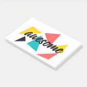 Moderne, vrolijke, trendy stadsontwerp van "Geweld Post-it® Notes (Schuin)