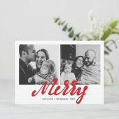 Moderne vrolijkheid | Vakantie 2 vierkante fotokaa Kaart (Staand voorkant)