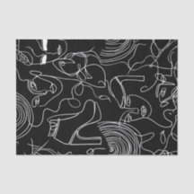 Moderne vrouw, Abstracte lijn