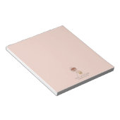 Moderne vrouw Make-up artiest Blush Roze Notitieblok (Schuin)