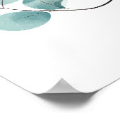 Moderne vrouw met drijvende kracht poster (Hoek)