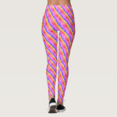 Moderne vrouw regenboog patroon ontwerp leggings (Achterkant)