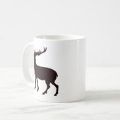 Moderne vrouwelijke herten koffiemok (Voorkant links)