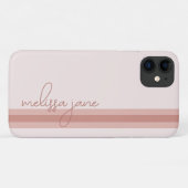 Moderne vrouwelijke iPhone Case (Achterkant (horizontaal))