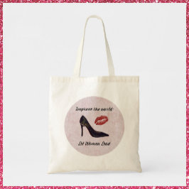 Moderne vrouwelijke leider tote bag