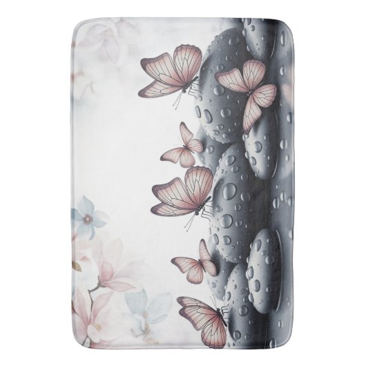 Moderne vrouwelijke spa badmat (Voorkant Verticaal)