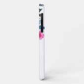 moderne vrouwelijke Waterverf met Jouw naam Case-Mate iPhone Case (Achterkant/links)