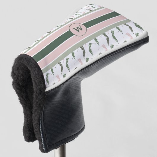 Moderne vrouwen Golfers Golfheadcover (3/4 voorkant)