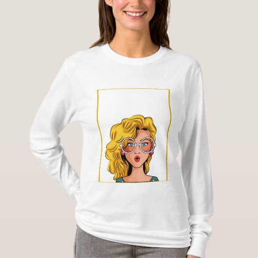Moderne Vrouwen wit T-shirt (Voorkant)