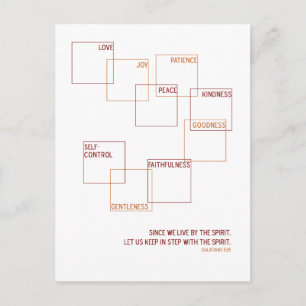 Moderne vruchten van het gedistilleerde ontwerp briefkaart