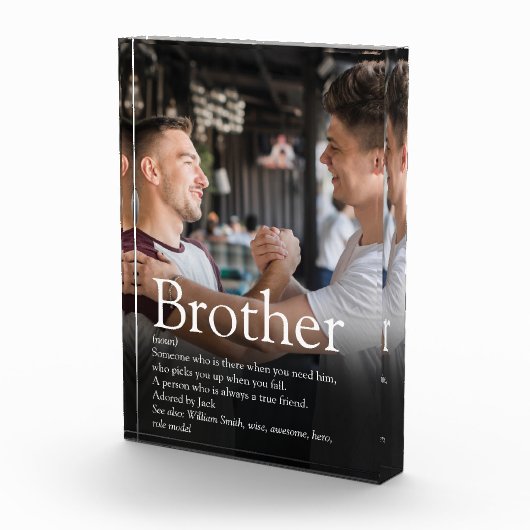 Moderne vun. Beste Broer ooit definitie Fotoblokken (Rechts)