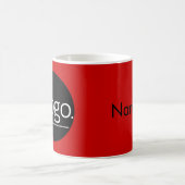 MODERNE VUURKOOL MAAKT UW EIGEN LOGO ROOD KOFFIEMOK (Center)