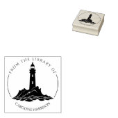 Moderne Vuurtoren Uit de Bibliotheek Van Rubberstempel (Gestempeld)