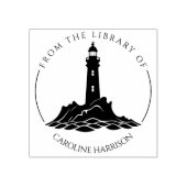 Moderne Vuurtoren Uit de Bibliotheek Van Rubberstempel (Afrduk)