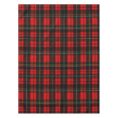 Moderne Wallace Rood Schotse Tartan Plaid Patroon Tafelkleed (Voorkant)