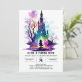 Moderne Wand Wielder Verjaardag Kaart (Staand voorkant)