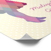 Moderne wandafdruk voor meisjes en vrouwen poster (Hoek)