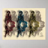 Moderne wandbekleding — poster (Voorkant)