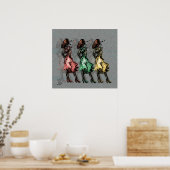 Moderne wandbekleding — poster (Keuken)