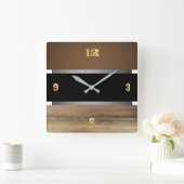 Moderne wandklok (Huis)