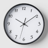 Moderne wandklok (Voorkant)