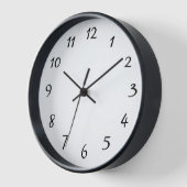 Moderne wandklok (Hoek)