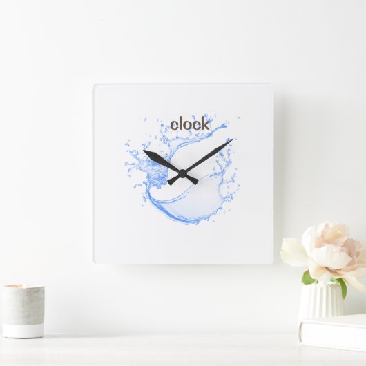 Moderne wandklok (Huis)