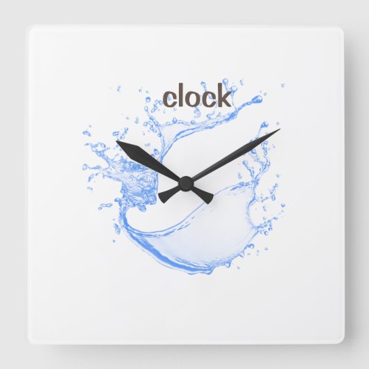 Moderne wandklok (Voorkant)