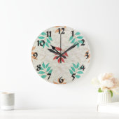 Moderne wandklok (Huis)