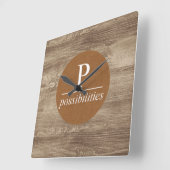 Moderne wandklok met mogelijkheden (Hoek)