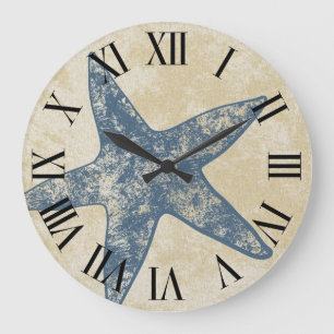 Moderne wandklok - Starfish Clock